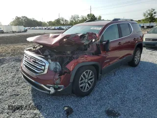 2018 GMC Acadia SLE z VIN 1GKKNLLA0JZ228789, wystawiony jako Copart lot #55873475 z przebiegiem Nie podano mil oraz Szkoda całkowita • Salvage title. Historia ofert i sprzedaży dostępna na DreamBid. Obrazek 1.