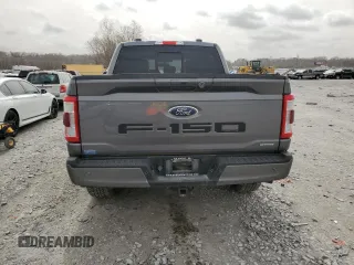 2021 Ford F-150 XL with VIN 1FTFW1E88MFB09564, listed as a Copart auction lot 49444645 with 58,033 mi miles and Salvage Title. Bid and sale history available at carsss.com. Image 6.