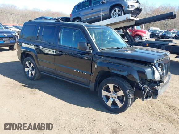 2016 Jeep Patriot Latitude with VIN 1C4NJRFB4GD580484, listed as a IAAI auction lot 42006184 with 178,265 mi miles. Bid and sale history available at carsss.com. Image 1.