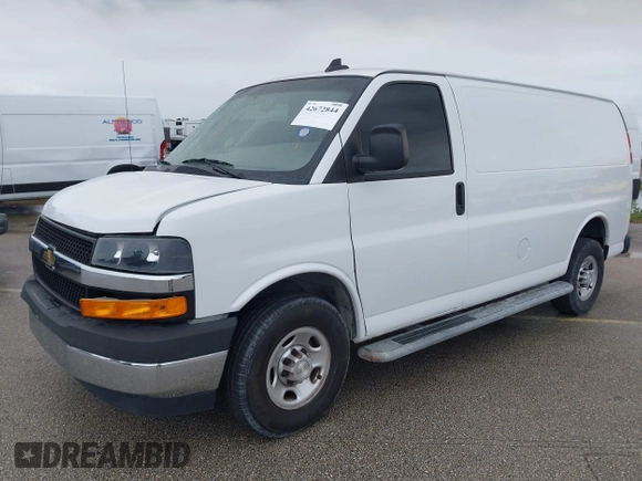 2021 Chevrolet Express Cargo with VIN 1GCWGAFP2M1204749, listed as a IAAI auction lot 42672844 with 57,795 mi miles and . Bid and sale history available at DreamBid. Image 17.