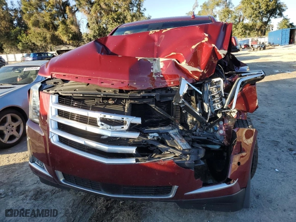 2019 Cadillac Escalade Premium Luxury with VIN 1GYS4CKJ8KR190191, listed as a Copart auction lot 84697364 with 22,182 mi miles and Salvage Title. Bid and sale history available at carsss.com. Image 5.