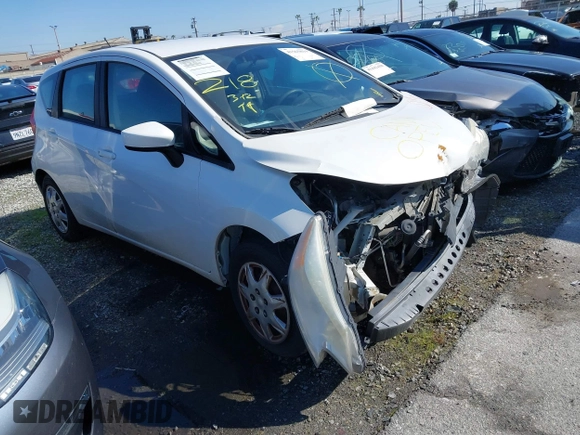 2015 Nissan Note SV with VIN 3N1CE2CP9FL374091, listed as a IAAI auction lot 41565819 with Not Provided miles and . Bid and sale history available at DreamBid. Image 1.