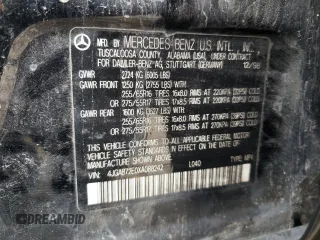 1999 Mercedes-Benz M 320/430/500 z VIN 4JGAB72E0XA088242, wystawiony jako Copart lot #54570284 z przebiegiem Nie podano mil oraz Szkoda całkowita • Salvage title. Historia ofert i sprzedaży dostępna na DreamBid. Obrazek 13.
