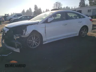 2015 Hyundai Sonata Sport with VIN 5NPE34AB5FH043748, listed as a Copart auction lot 42813165 with 91,769 mi miles and Salvage Title. Bid and sale history available at carsss.com. Image 1.