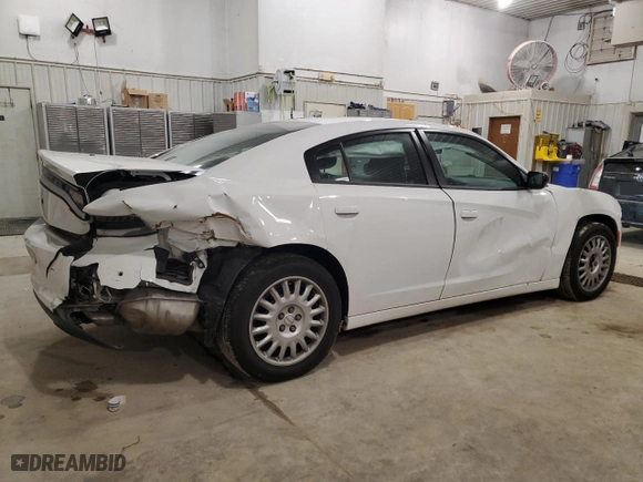 2023 Dodge Charger Police with VIN 2C3CDXKG4PH519907, listed as a Copart auction lot 89284855 with 49,383 mi miles and Salvage Title. Bid and sale history available at carsss.com. Image 3.