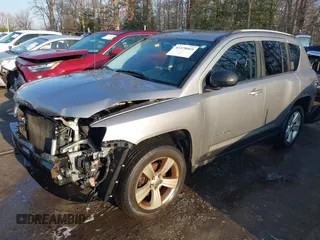 2016 Jeep Compass High Altitude Edition with VIN 1C4NJDEBXGD780502, listed as a IAAI auction lot 41478069 with 160,200 mi miles. Bid and sale history available at carsss.com. Image 18.
