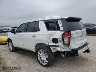 2021 Chevrolet Tahoe High Country with VIN 1GNSCTKL5MR154916, listed as a Copart auction lot 41438455 with 59,469 mi miles and Salvage Title. Bid and sale history available at carsss.com. Image 2.
