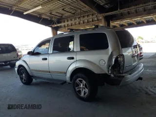 2005 Dodge Durango SLT with VIN 1D8HB48D15F509693, listed as a Copart auction lot 63785675 with 228,583 mi miles and Salvage title. Bid and sale history available at DreamBid. Image 2.