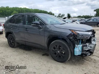 2023 Toyota RAV4 Hybrid XSE with VIN 4T3E6RFV1PU117863, listed as a Copart auction lot 60135555 with 28,248 mi miles and Salvage title. Bid and sale history available at DreamBid. Image 4.