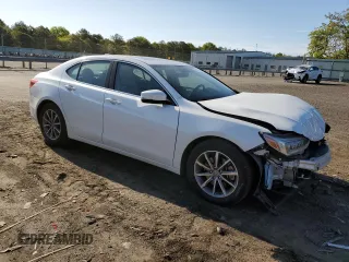 2020 Acura TLX with VIN 19UUB1F38LA015199, listed as a Copart auction lot 53743653 with 44,257 mi miles. Bid and sale history available at carsss.com. Image 4.