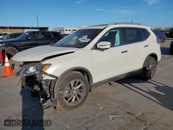 2016 Nissan Rogue S with VIN 5N1AT2MVXGC777416, listed as a Copart auction lot 48994035 with 90,964 mi miles and Salvage Title. Bid and sale history available at DreamBid. Image 1.