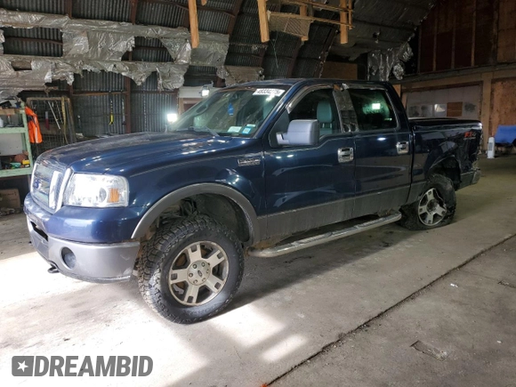 2006 Ford F-150 XLT with VIN 1FTPW14V56FB73947, listed as a Copart auction lot 48334275 with 147,256 mi miles and Salvage Title. Bid and sale history available at carsss.com. Image 1.