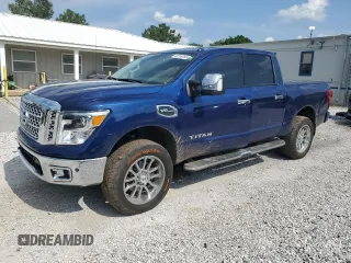 2017 Nissan Titan SL with VIN 1N6AA1E50HN533263, listed as a Copart auction lot 60259185 with 112,275 mi miles and Salvage title. Bid and sale history available at DreamBid. Image 1.