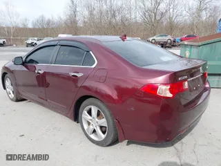 2011 Acura TSX with VIN JH4CU2F69BC014083, listed as a IAAI auction lot 42031249 with 163,012 mi miles. Bid and sale history available at carsss.com. Image 3.