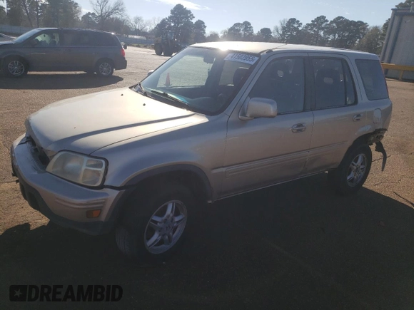 2001 Honda CR-V SE with VIN JHLRD18781C049291, listed as a Copart auction lot 41502955 with 200,351 mi miles and Salvage Title. Bid and sale history available at carsss.com. Image 1.