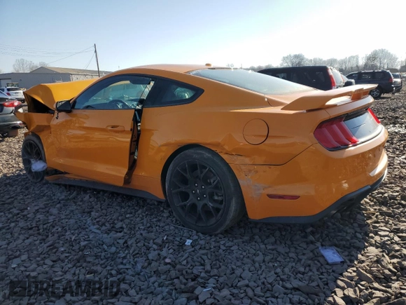 2019 Ford Mustang EcoBoost z VIN 1FA6P8TH8K5124714, wystawiony jako Copart lot #62078705 z przebiegiem 41 242 mil mil oraz Szkoda całkowita • Salvage title. Historia ofert i sprzedaży dostępna na DreamBid. Obrazek 3.