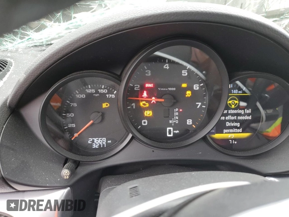2019 Porsche 718 Boxster z VIN WP0CA2A80KS211040, wystawiony jako Copart lot #76409354 z przebiegiem 27 669 mil mil oraz Szkoda całkowita • Salvage title. Historia ofert i sprzedaży dostępna na DreamBid. Obrazek 9.