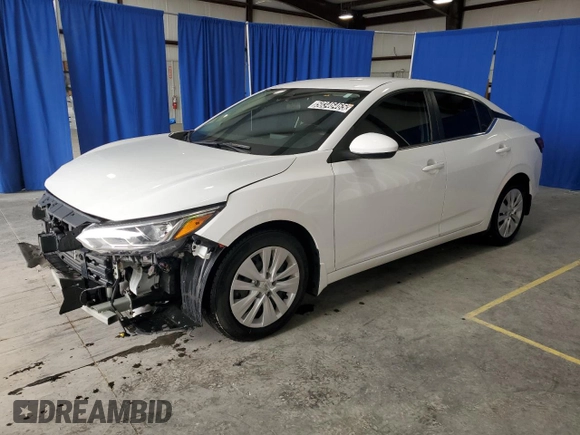 2022 Nissan Sentra S with VIN 3N1AB8BV5NY238450, listed as a Copart auction lot 50346465 with 39,106 mi miles and Clean Title. Bid and sale history available at carsss.com. Image 1.