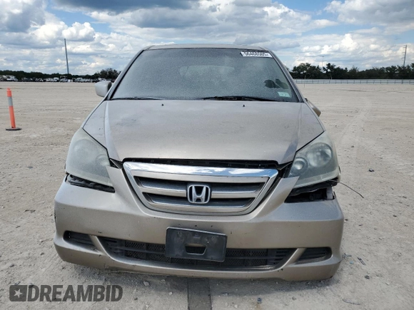 2007 Honda Odyssey EX-L with VIN 5FNRL38757B440549, listed as a Copart auction lot 56468505 with 211,759 mi miles and Clean Title. Bid and sale history available at DreamBid. Image 5.