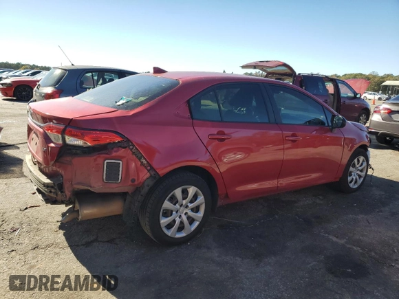 2021 Toyota Corolla LE with VIN JTDEPMAE5MJ124705, listed as a Copart auction lot 50702835 with 65,224 mi miles and Non Repairable. Bid and sale history available at DreamBid. Image 3.