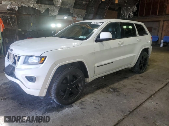 2014 Jeep Grand Cherokee Laredo with VIN 1C4RJFAG4EC577834, listed as a Copart auction lot 47474455 with 181,238 mi miles and Salvage Title. Bid and sale history available at DreamBid. Image 1.