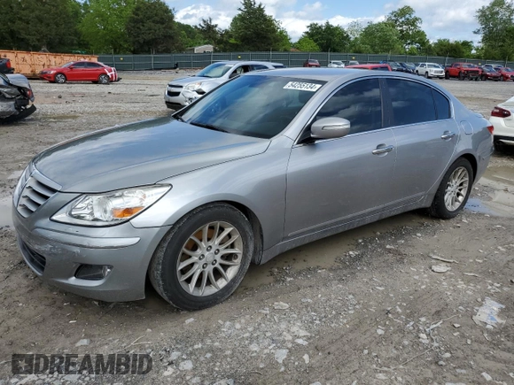2011 Hyundai Genesis with VIN KMHGC4DE3BU131675, listed as a Copart auction lot 54255134 with 192,926 mi miles and Salvage Title. Bid and sale history available at carsss.com. Image 1.