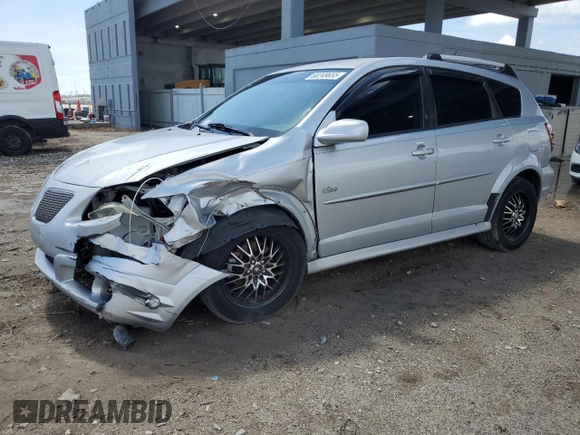 2006 Pontiac Vibe with VIN 5Y2SL65866Z416348, listed as a Copart auction lot 60249655 with 262,502 mi miles and Salvage title. Bid and sale history available at DreamBid. Image 1.
