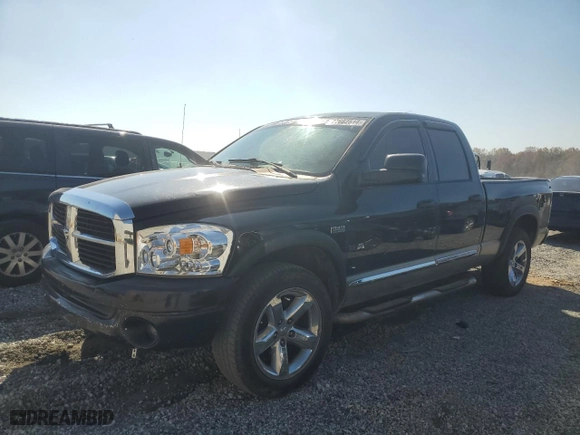2008 Dodge Ram 1500 Laramie with VIN 1D7HU18268J110081, listed as a Copart auction lot 77662514 with 186,494 mi miles and Salvage Title. Bid and sale history available at carsss.com. Image 1.