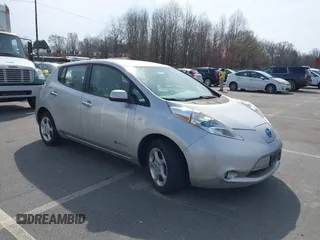 2012 Nissan LEAF SL with VIN JN1AZ0CP6CT018799, listed as a IAAI auction lot 41764229 with 86,121 mi miles. Bid and sale history available at carsss.com. Image 1.