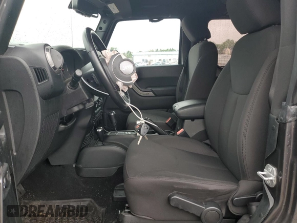 2017 Jeep Wrangler Sport z VIN 1C4AJWAG0HL644978, wystawiony jako Copart lot #56485985 z przebiegiem 104 151 mil mil oraz Szkoda całkowita • Salvage title. Historia ofert i sprzedaży dostępna na DreamBid. Obrazek 7.