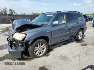 2006 Toyota Highlander Hybrid with VIN JTEEW21A960012014, listed as a Copart auction lot 51933695 with 287,925 mi miles and Salvage Title. Bid and sale history available at carsss.com. Image 1.