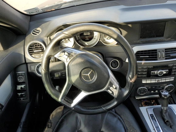 2014 Mercedes-Benz C 250 Sport with VIN WDDGF4HB8EA957803, listed as a Copart auction lot 63412805 with 110,391 mi miles and Clean title. Bid and sale history available at DreamBid. Image 8.