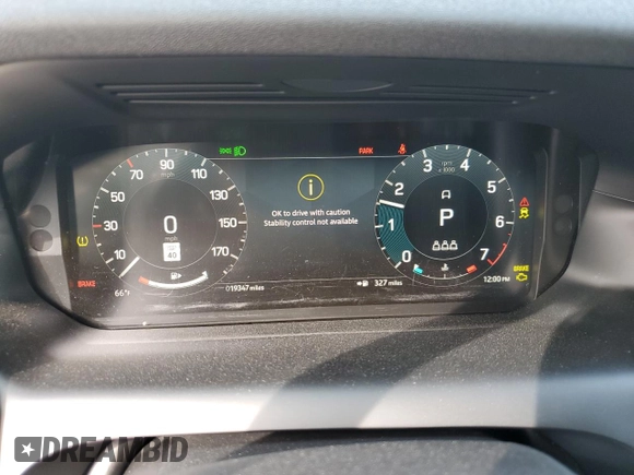 2023 Land Rover Discovery Sport S with VIN SALCJ2FX4PH322378, listed as a Copart auction lot 74770634 with 19,347 mi miles and Salvage Title. Bid and sale history available at carsss.com. Image 10.