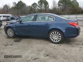 2011 Buick Regal CXL RL6 with VIN W04GU5GC9B1008105, listed as a Copart auction lot 47742665 with 77,717 mi miles and Salvage Title. Bid and sale history available at carsss.com. Image 2.