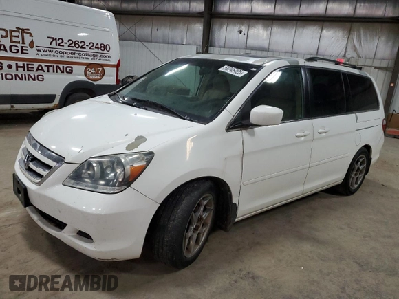 2006 Honda Odyssey EX-L with VIN 5FNRL38766B029207, listed as a Copart auction lot 50245425 with 271,920 mi miles and Salvage Title. Bid and sale history available at carsss.com. Image 1.