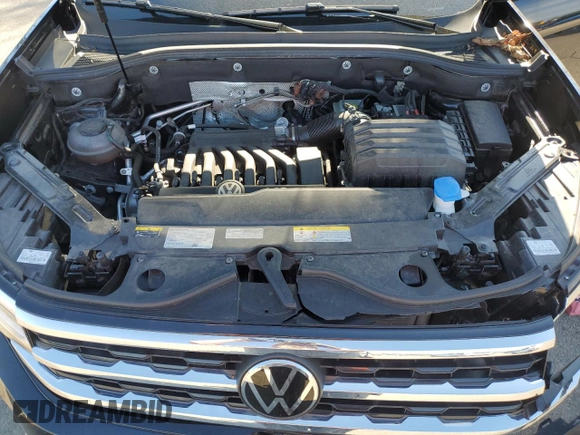 2023 Volkswagen Atlas SE with VIN 1V2KR2CA3PC521929, listed as a Copart auction lot 56293275 with 18,694 mi miles and Salvage title. Bid and sale history available at DreamBid. Image 12.