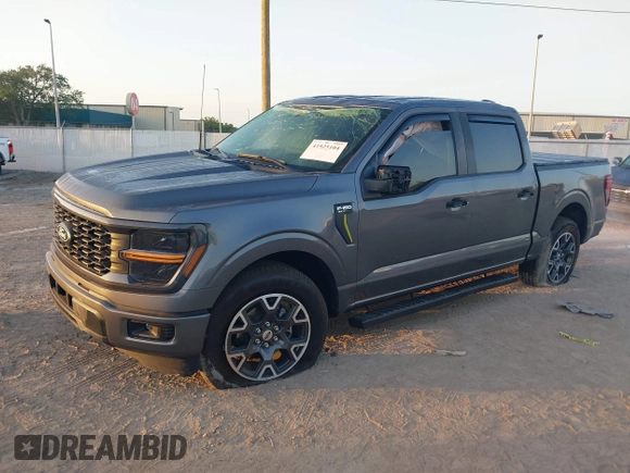 2024 Ford F-150 STX with VIN 1FTEW2KP9RKD46592, listed as a IAAI auction lot 41925104 with 14,938 mi miles and . Bid and sale history available at carsss.com. Image 18.