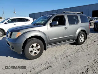 2007 Nissan Pathfinder S with VIN 5N1AR18U57C631354, listed as a Copart auction lot 47956875 with 196,004 mi miles and Non Repairable. Bid and sale history available at carsss.com. Image 1.