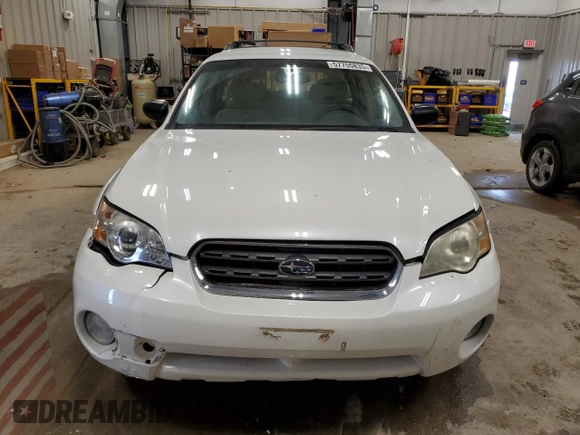 2006 Subaru Legacy Outback with VIN 4S4BP61C667312447, listed as a Copart auction lot 57755835 with 143,131 mi miles and Clean title. Bid and sale history available at DreamBid. Image 5.