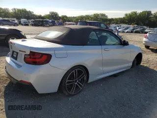 2017 BMW 2 Series M240i xDrive with VIN WBA2L3C38HV667708, listed as a Copart auction lot 69358694 with 50,520 mi miles and Salvage Title. Bid and sale history available at carsss.com. Image 3.