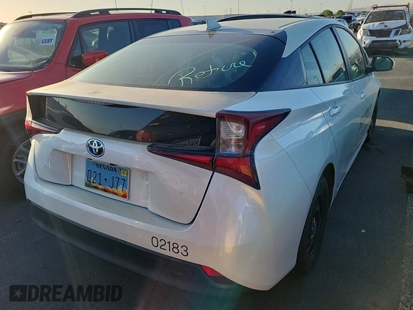 2019 Toyota Prius L Eco z VIN JTDKARFU0K3071589, wystawiony jako IAAI lot #42497984 z przebiegiem 54 762 mil mil oraz . Historia ofert i sprzedaży dostępna na DreamBid. Obrazek 37.