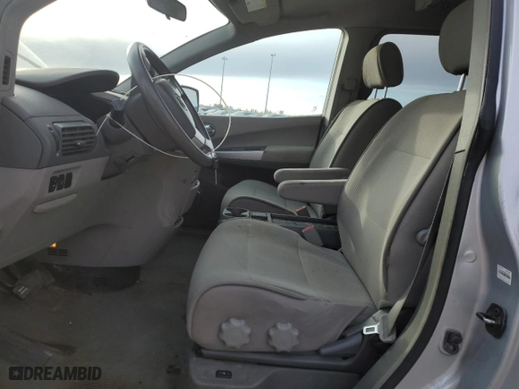 2008 Nissan Quest S with VIN 5N1BV28U78N119168, listed as a Copart auction lot 53324505 with 262,674 mi miles and Clean Title. Bid and sale history available at carsss.com. Image 7.