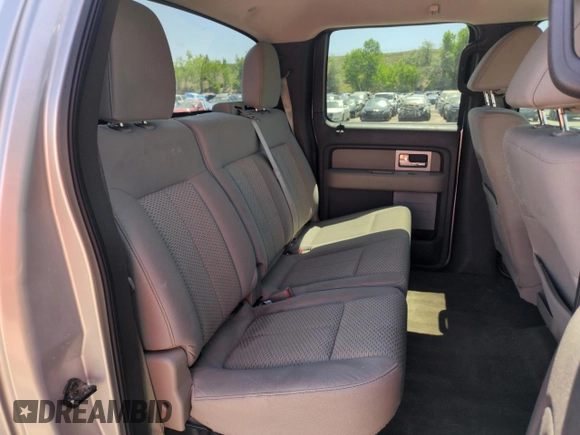 2010 Ford F-150 XL with VIN 1FTFW1EV0AFC02614, listed as a Copart auction lot 58043545 with 138,149 mi miles and Salvage title. Bid and sale history available at DreamBid. Image 10.