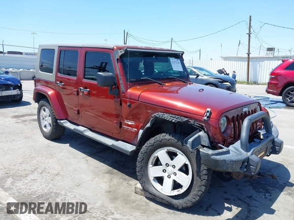 2008 Jeep Wrangler Unlimited Sahara with VIN 1J4GA59108L594193, listed as a IAAI auction lot 42272239 with 161,912 mi miles and . Bid and sale history available at DreamBid. Image 1.