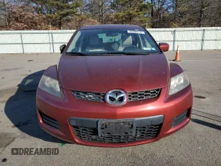 2007 Mazda CX-7 Sport with VIN JM3ER29L870165803, listed as a Copart auction lot 86044994 with 59,239 mi miles and Salvage Title. Bid and sale history available at carsss.com. Image 5.