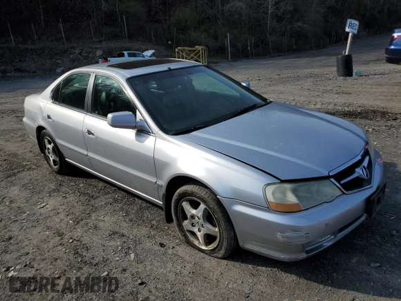 2002 Acura TL with VIN 19UUA56602A057546, listed as a Copart auction lot 53040015 with 151,957 mi miles and Clean Title. Bid and sale history available at carsss.com. Image 4.