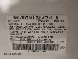 2018 Infiniti Q50 Sport z VIN JN1EV7AP5JM352872, wystawiony jako IAAI lot #42107252 z przebiegiem 81 889 mil mil oraz . Historia ofert i sprzedaży dostępna na DreamBid. Obrazek 9.