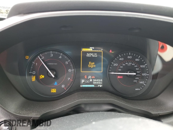 2023 Subaru Crosstrek Premium with VIN JF2GTAPC8P8267752, listed as a Copart auction lot 56970645 with 9,449 mi miles and Clean title. Bid and sale history available at DreamBid. Image 9.
