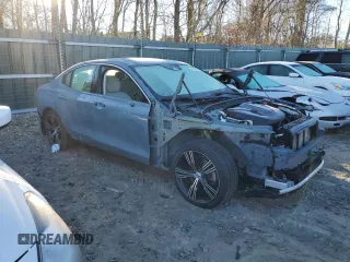 2022 Volvo S60 Plus Dark Theme with VIN 7JRL12TL2NG154334, listed as a Copart auction lot 80653004 with 43,860 mi miles and Salvage Title. Bid and sale history available at carsss.com. Image 4.