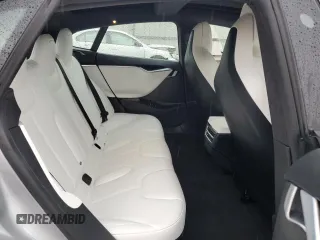 2017 Tesla Model S 100D with VIN 5YJSA1E20HF190126, listed as a Copart auction lot 60087655 with 42,025 mi miles and Salvage title. Bid and sale history available at DreamBid. Image 11.